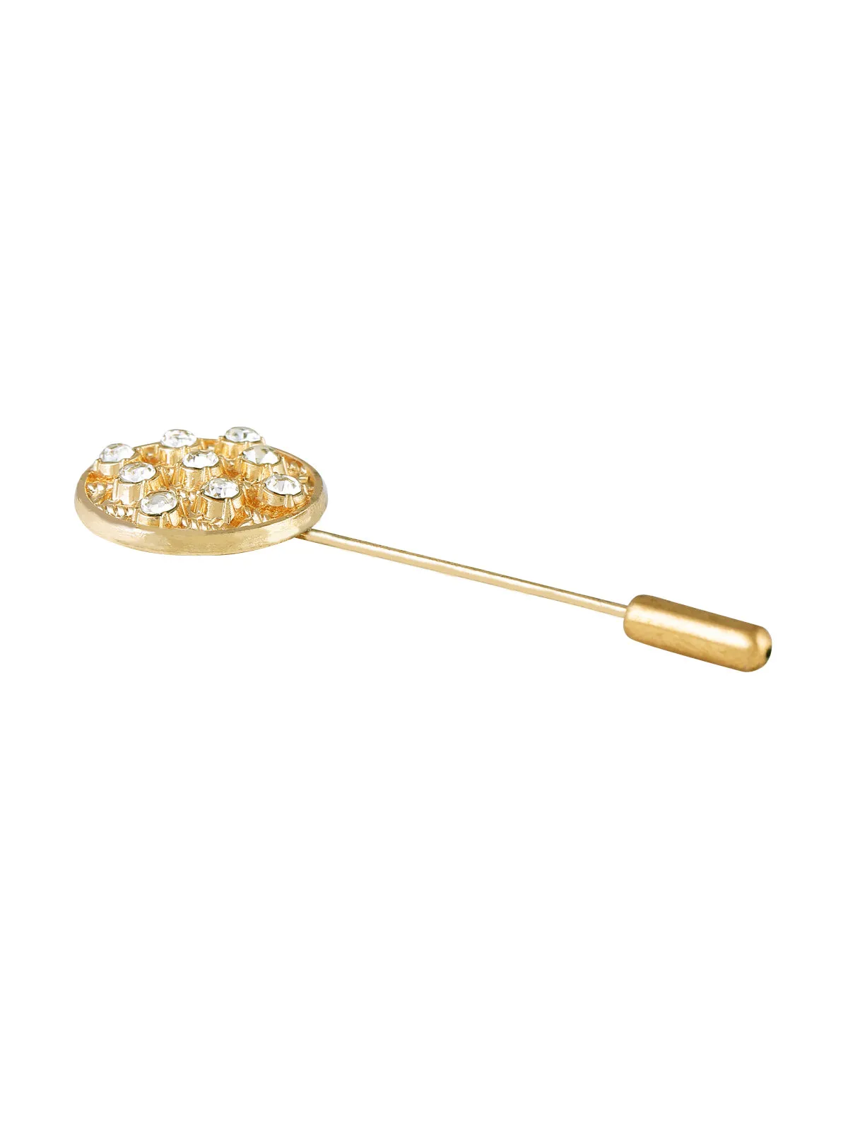 Elegant Golden Coat Lapel Pin for Unisex