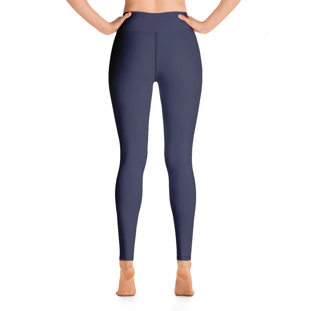 ELEVATED ESSENTIALS, BOOTY BOOSTING HIGH WAISTBAND LEGGING NAVY BLUE