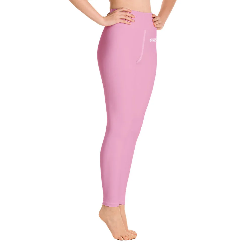 ELEVATED ESSENTIALS, BOOTY BOOSTING HIGH WAISTBAND LEGGING PRETTY PINK