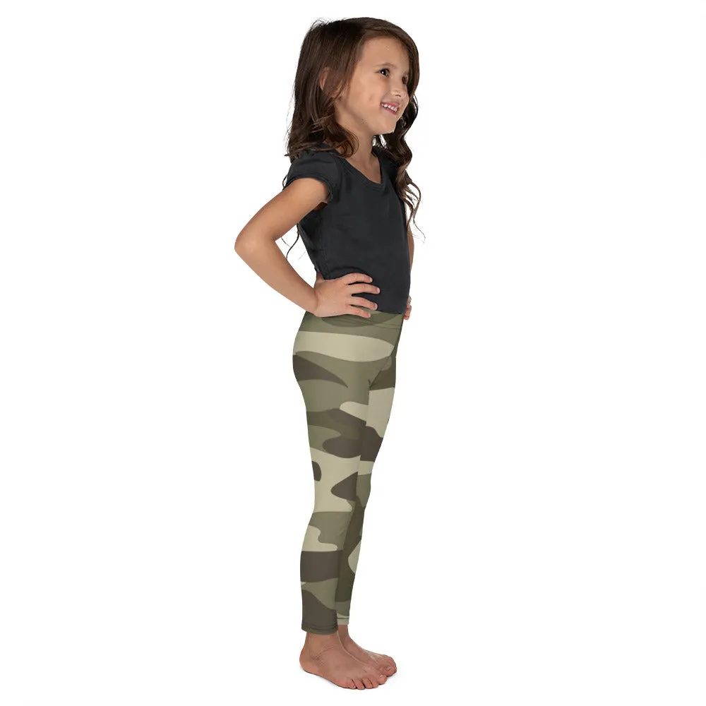 ELEVATED ESSENTIALS, THE PERFECT KID'S LEGGING GREEN CAMO