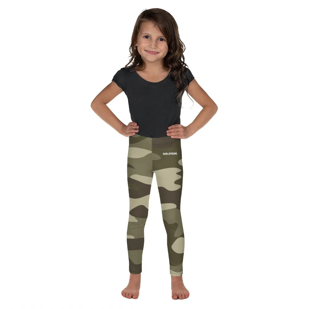 ELEVATED ESSENTIALS, THE PERFECT KID'S LEGGING GREEN CAMO