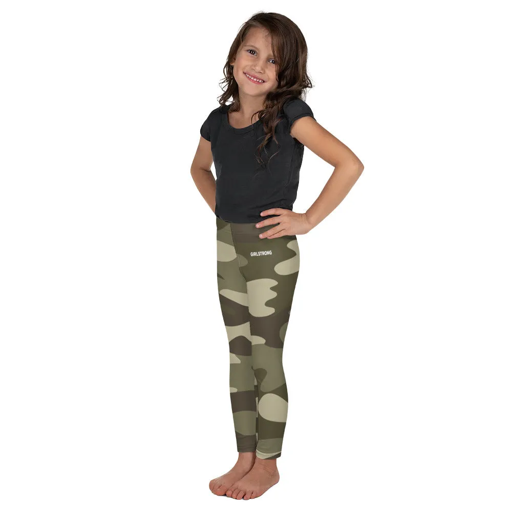 ELEVATED ESSENTIALS, THE PERFECT KID'S LEGGING GREEN CAMO