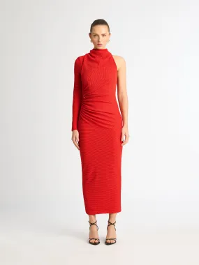 EVERLY RUCHED MIDI DRESS