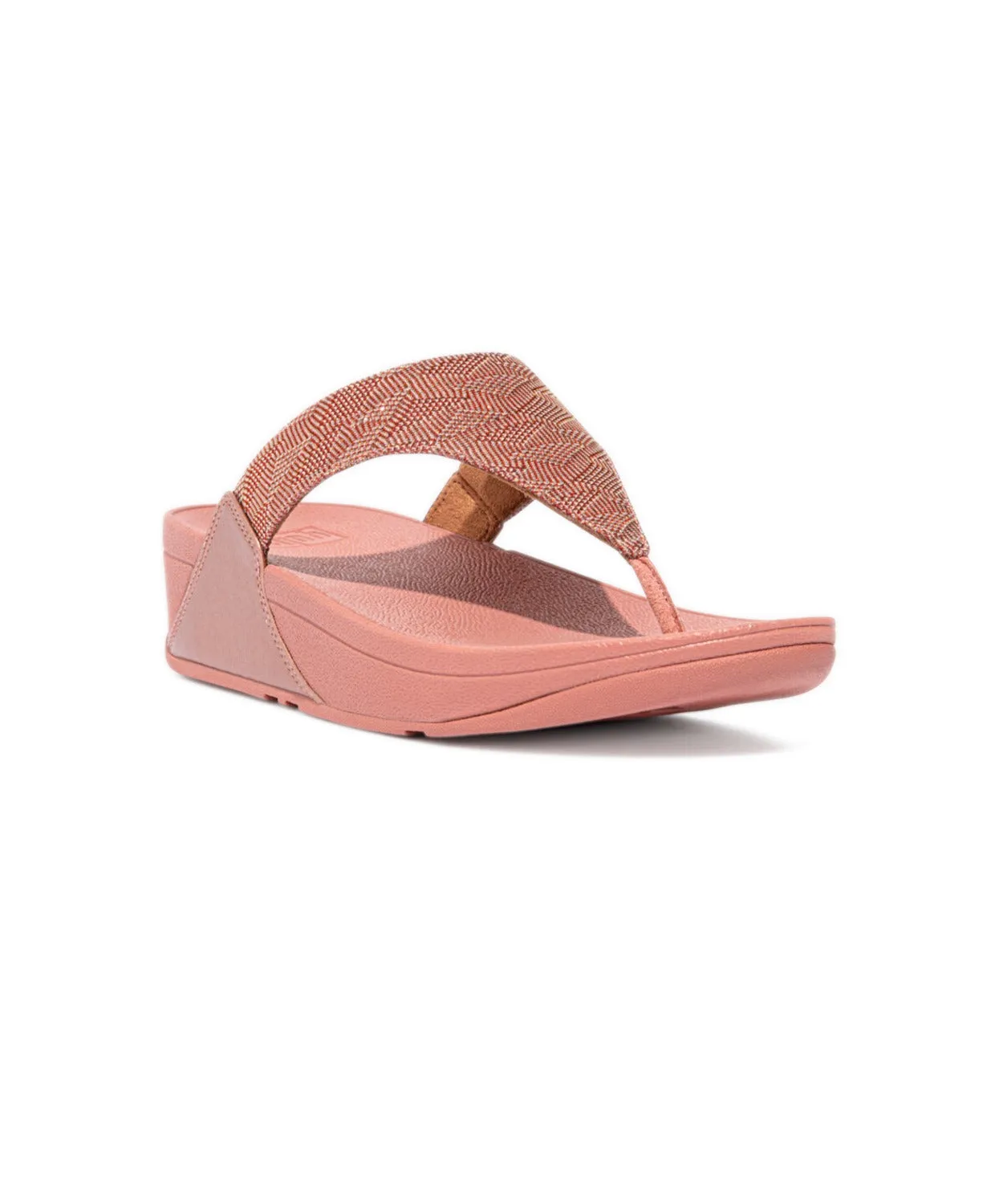 FitFlop Lulu Glitz Toe Post Sandals Pink