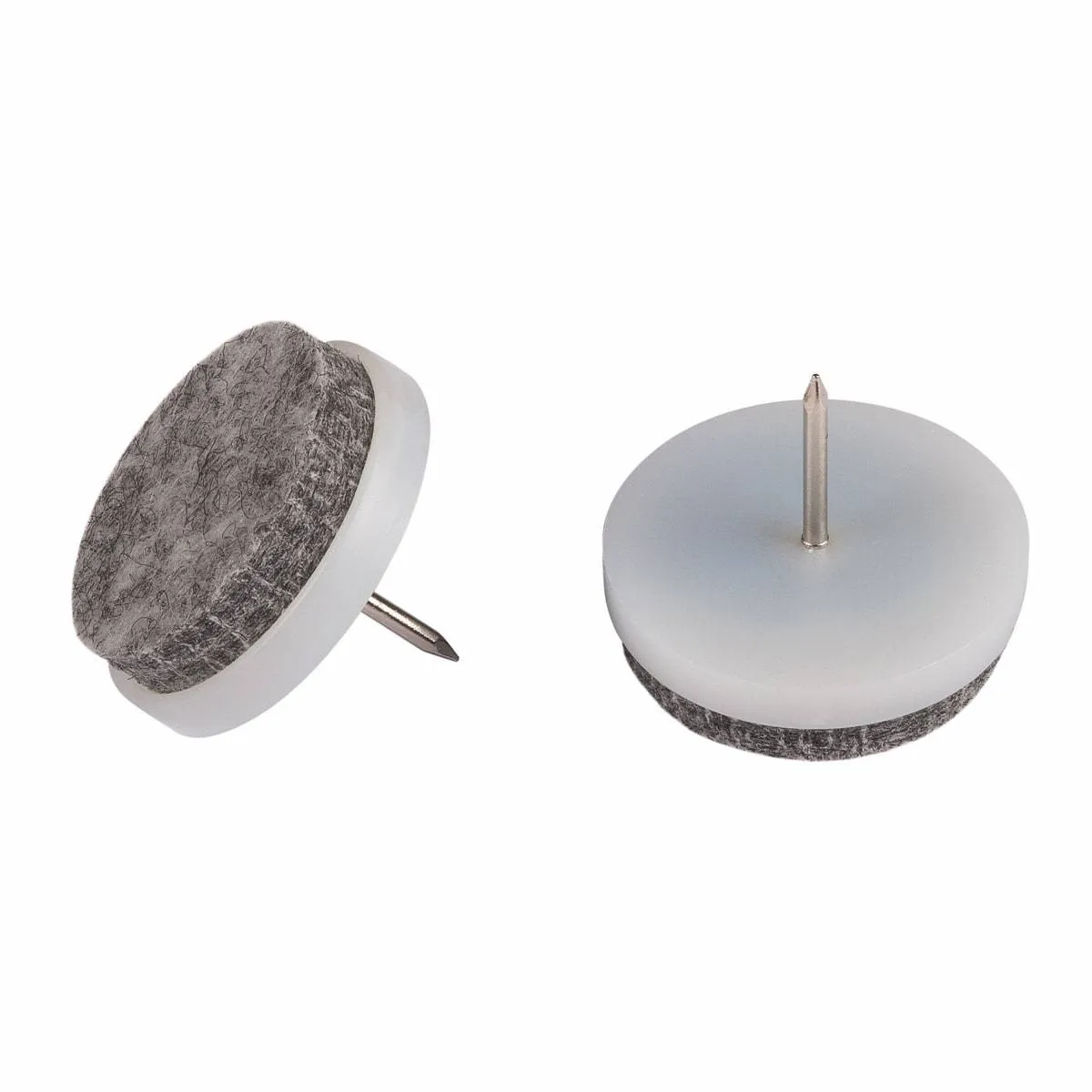 Fix-O-Moll Felt Gliders with Pin Grey Dia 28 mm