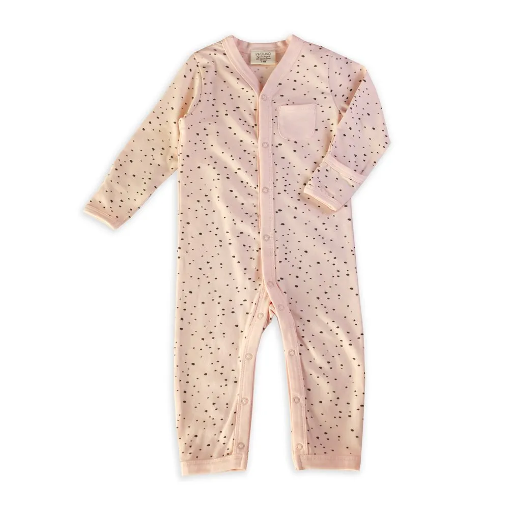 Florence Pebble Dot Jumpsuit Romper - Organic Cotton (2 Colors)