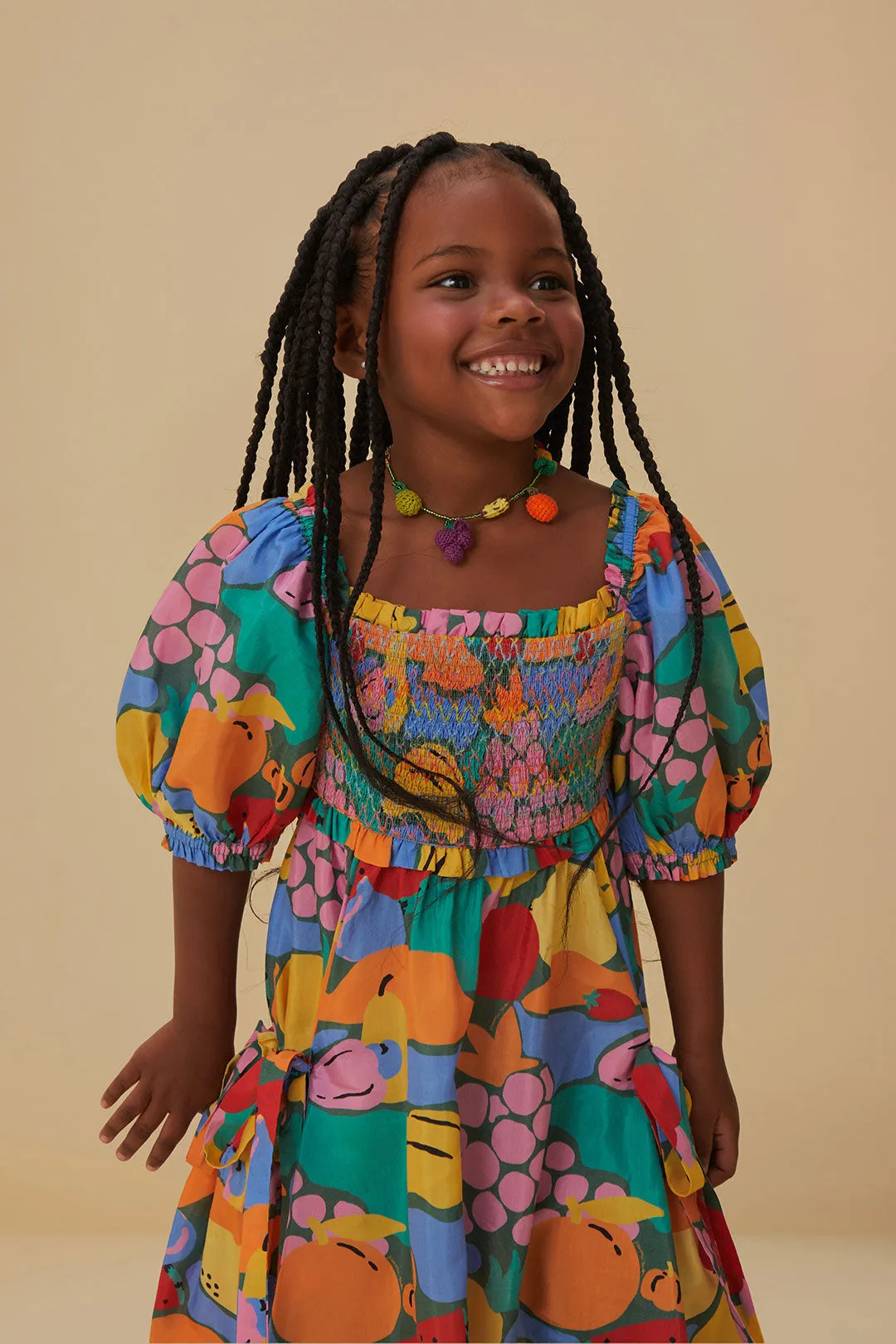 Fruit Landscape Kids Dress