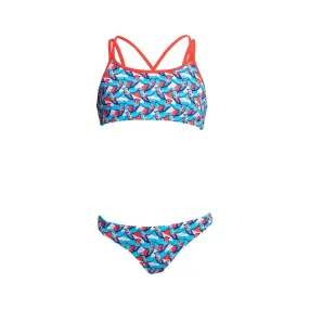 Funkita Girls Criss Cross Two Piece FS33G- Swallowed Up