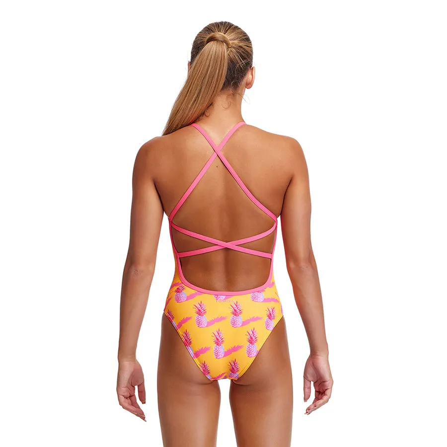 Funkita Girls Strapped In One Piece FS38G - Pineapple Punch