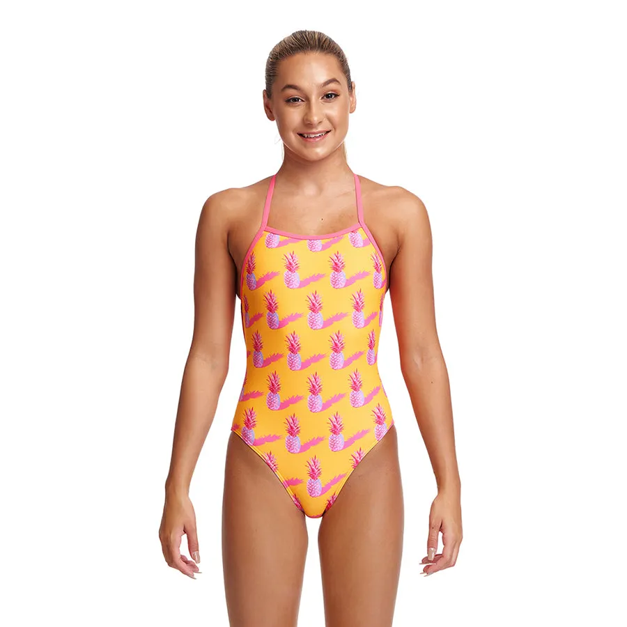 Funkita Girls Strapped In One Piece FS38G - Pineapple Punch