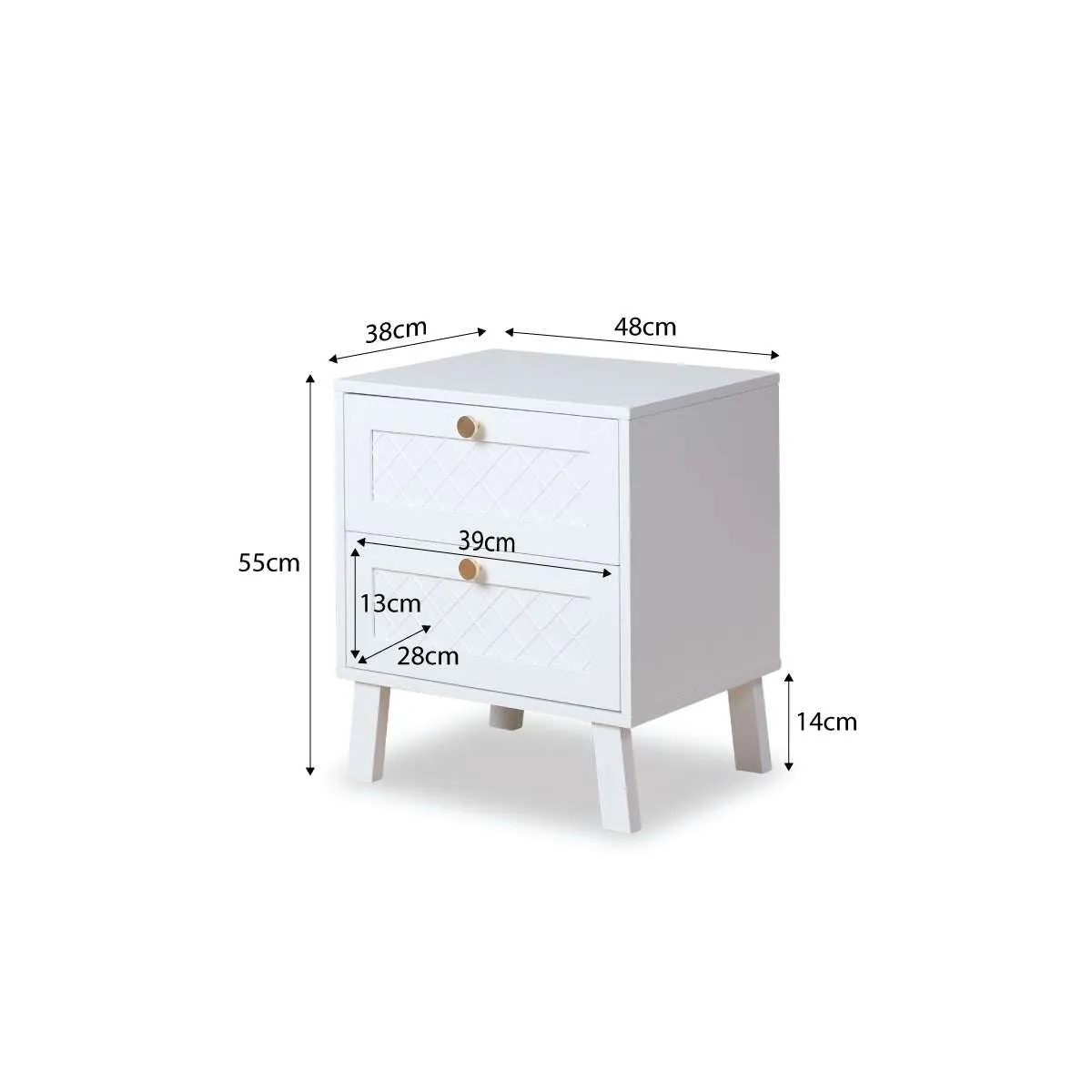 Genevieve Bedside Table Bundle