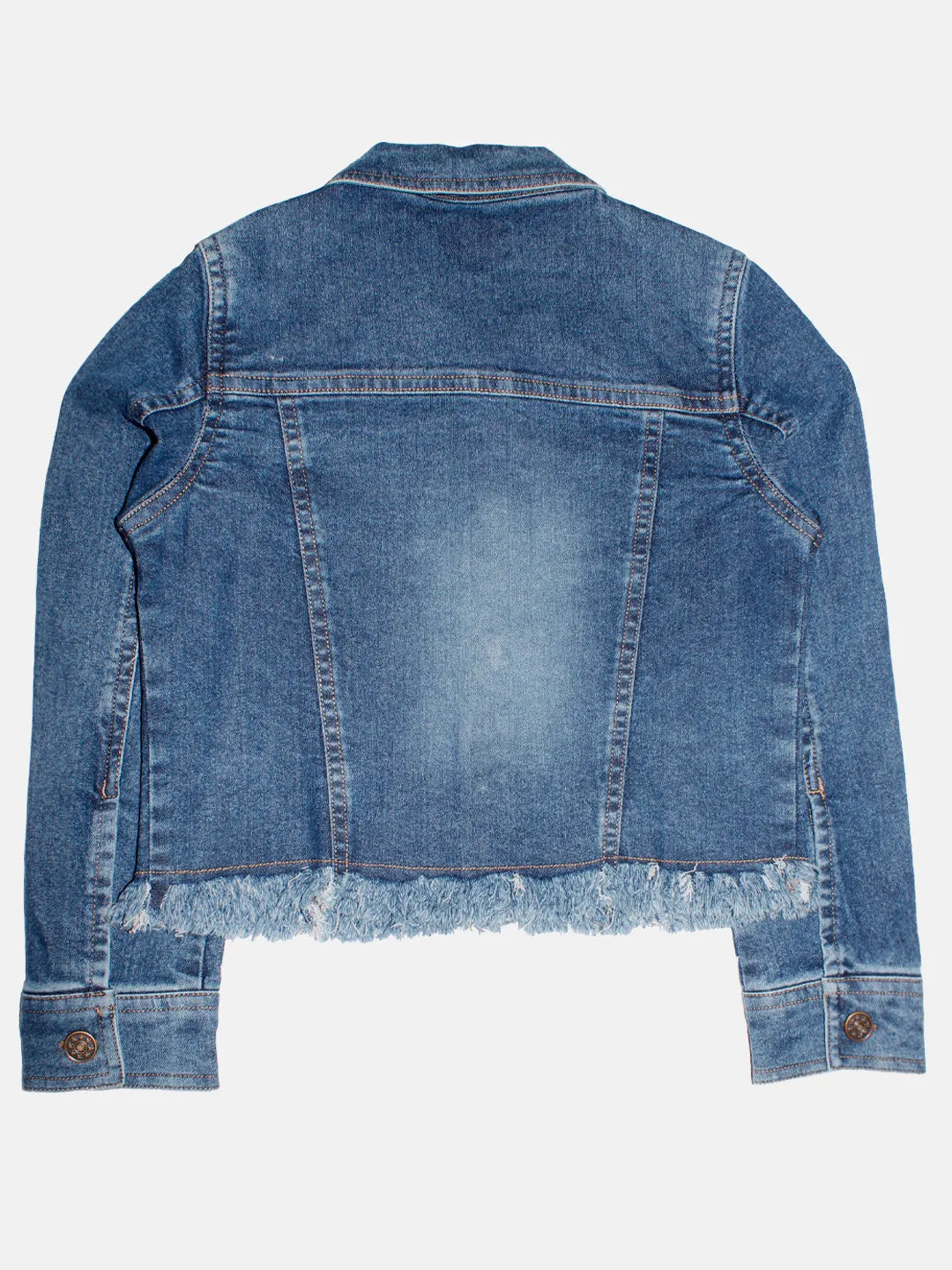 Girls Denim Short Jacket