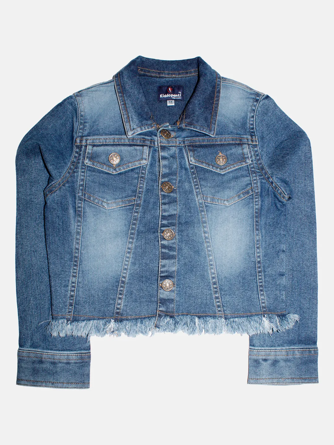 Girls Denim Short Jacket