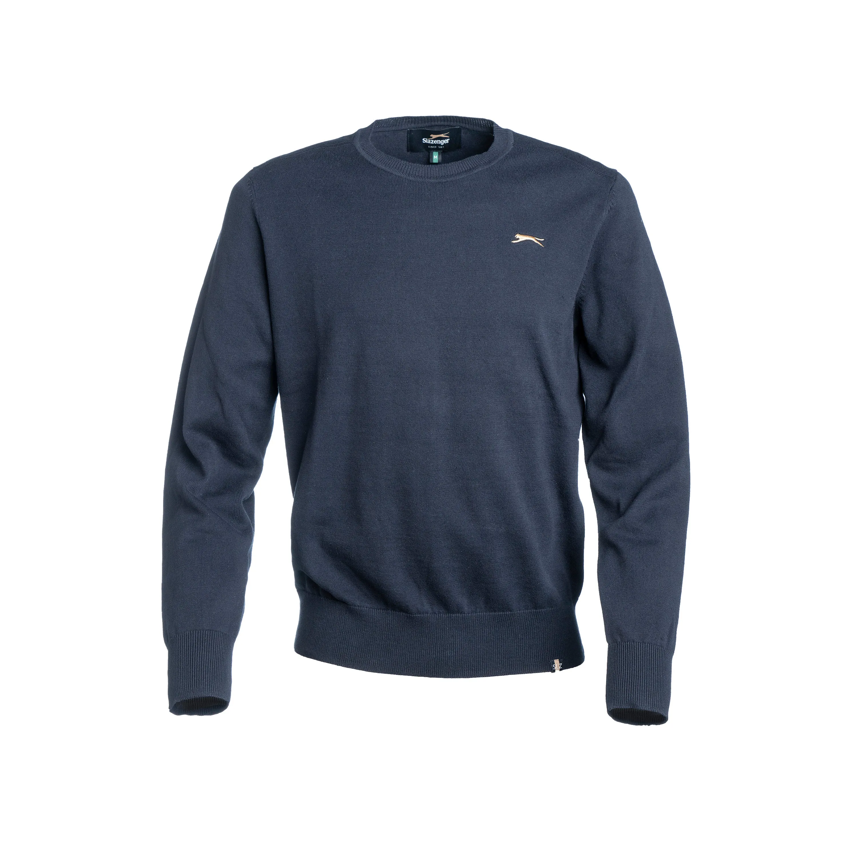 GREYSON ROUND NECK PIMA COTTON - SEVE BLUE