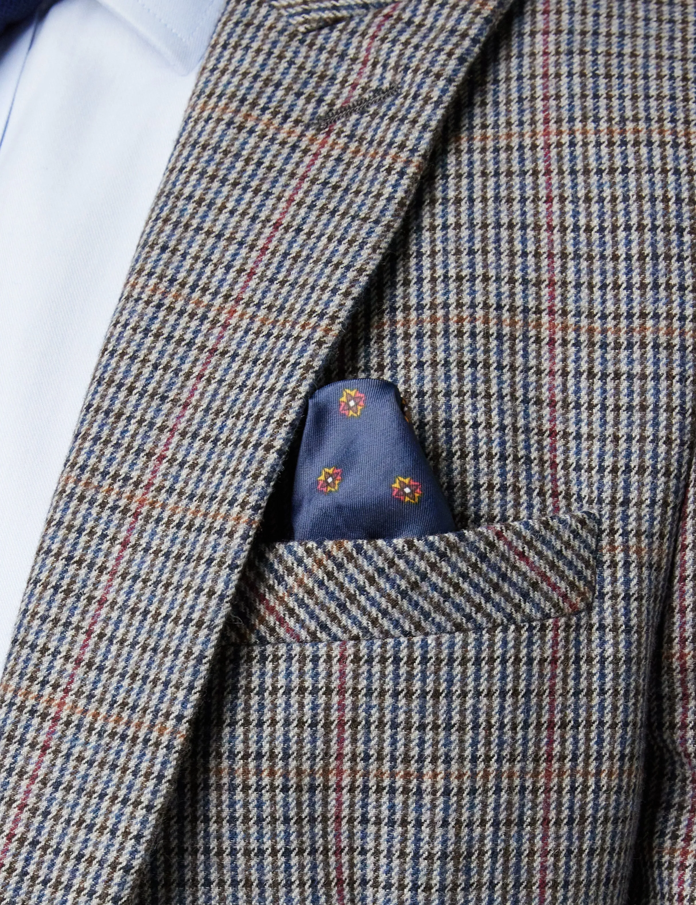 HERVE – BLUE HOUNDSTOOTH TWEED SUIT