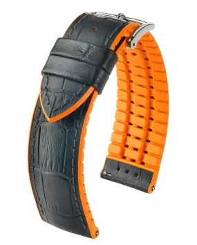 HIRSCH ANDY Performance Alligator Embossed Calfskin Watch Band  092 76 28