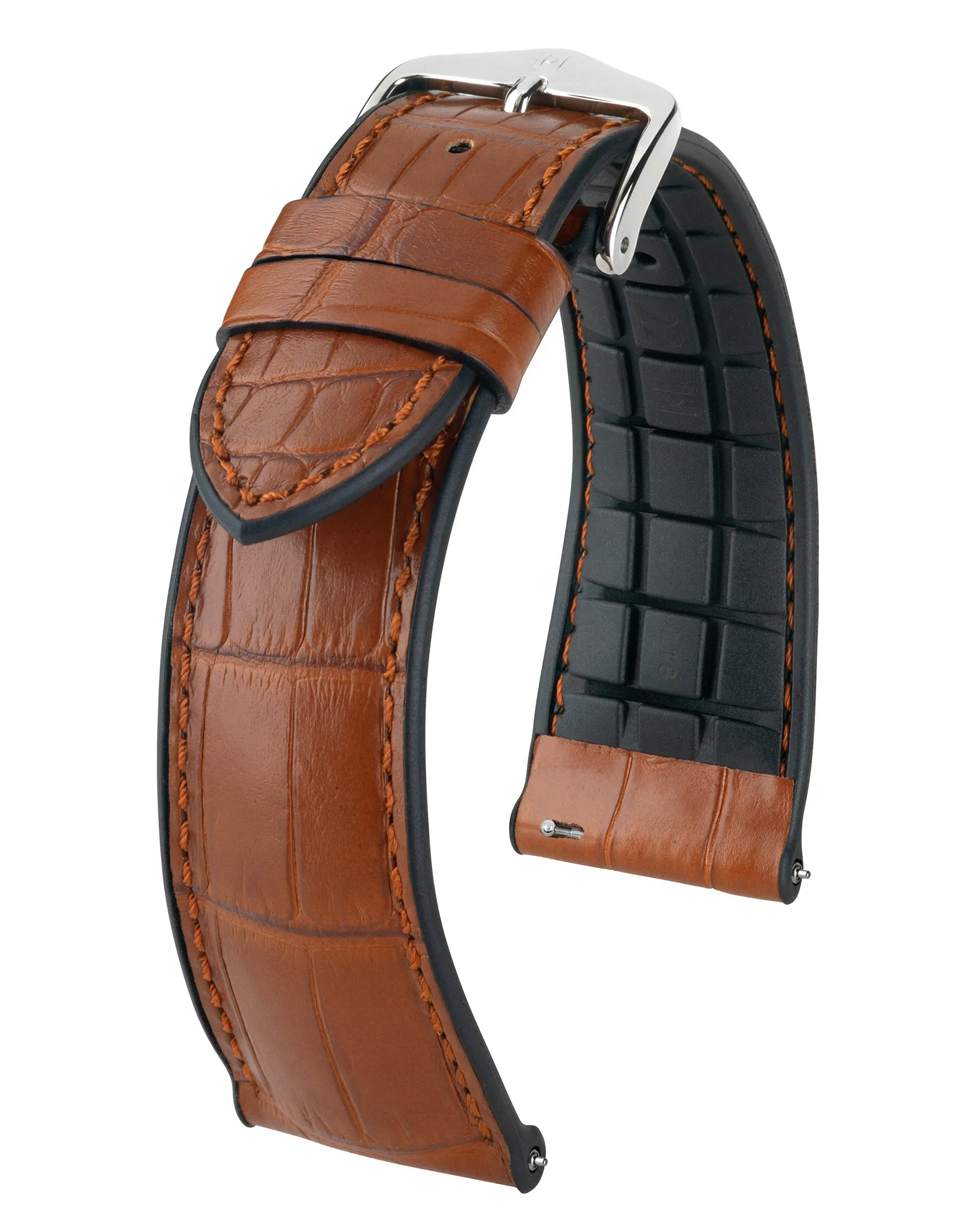 HIRSCH IAN Genuine Alligator Performance Watchband  093 50 07