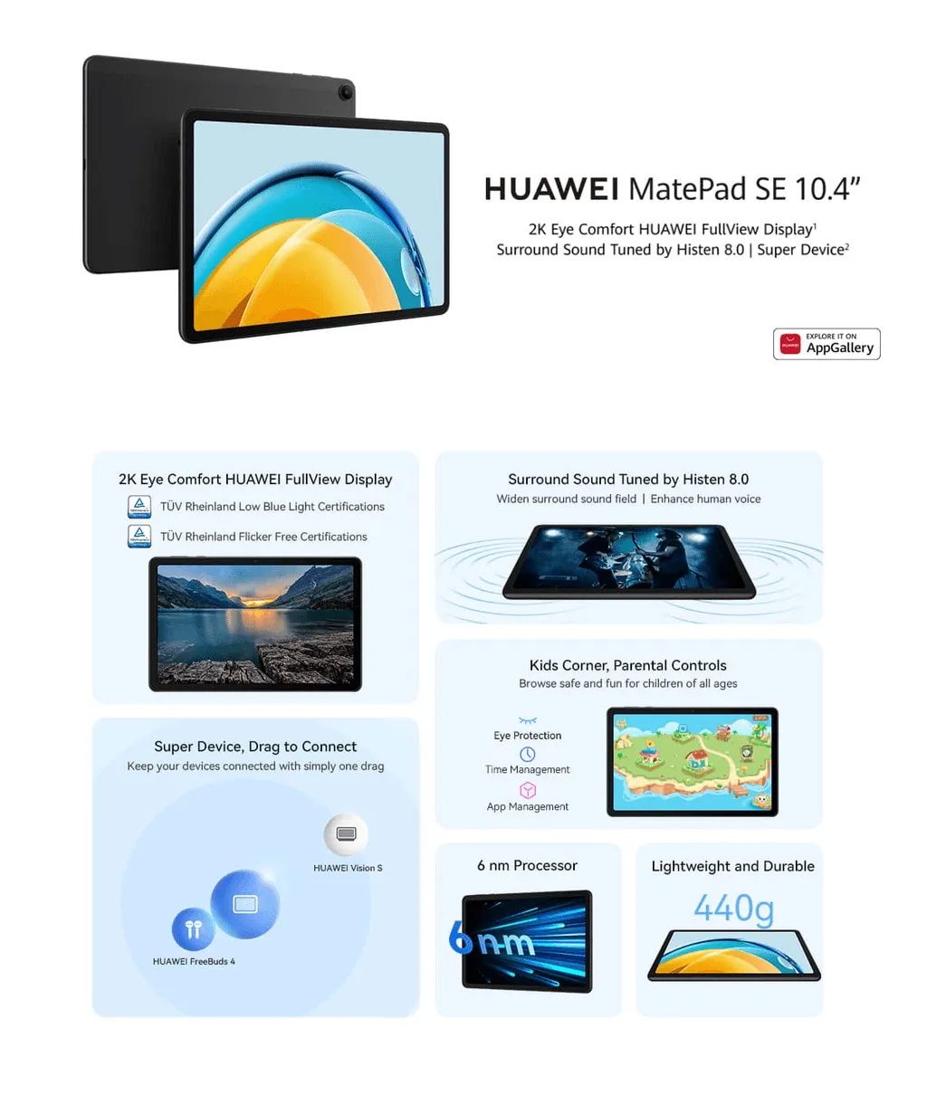 Huawei MatePad SE 10.4" (4/128GB)