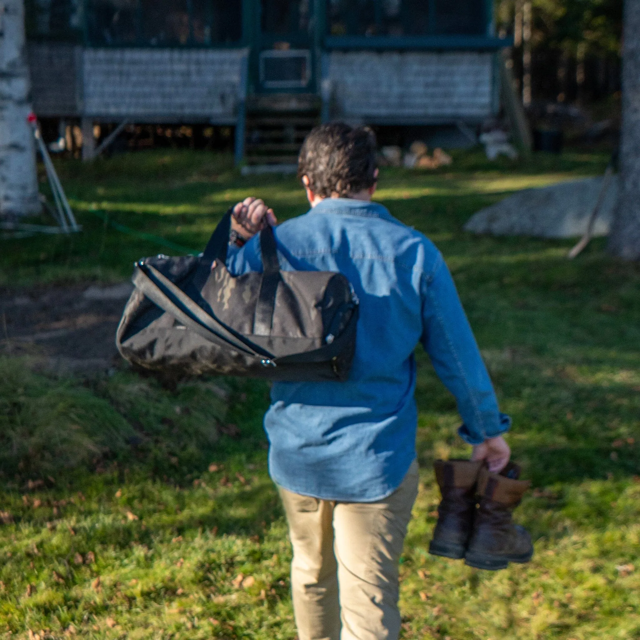 Hudson Sutler Monterey Overnight Duffel Ballistic Nylon - Camo/Black