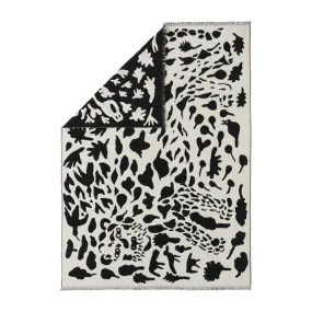 IITTALA | Blanket | Oiva Toikka Collection | OTC Blanket 180cm x 130cm - Cheetah Black