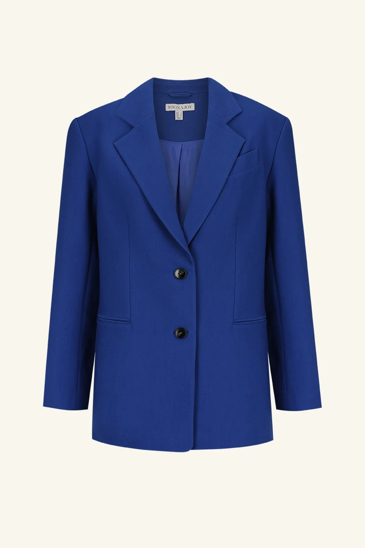 IRENA OVERSIZED TAILORED BLAZER - AZURE