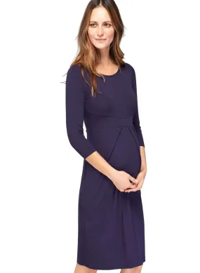 Ivybridge Maternity Dress - Navy