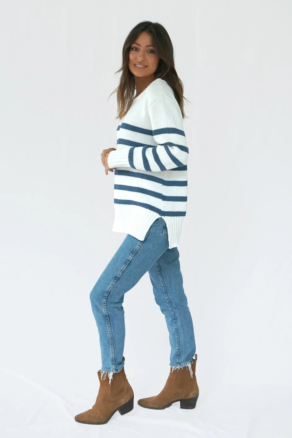 Jodi Stripe Sweater