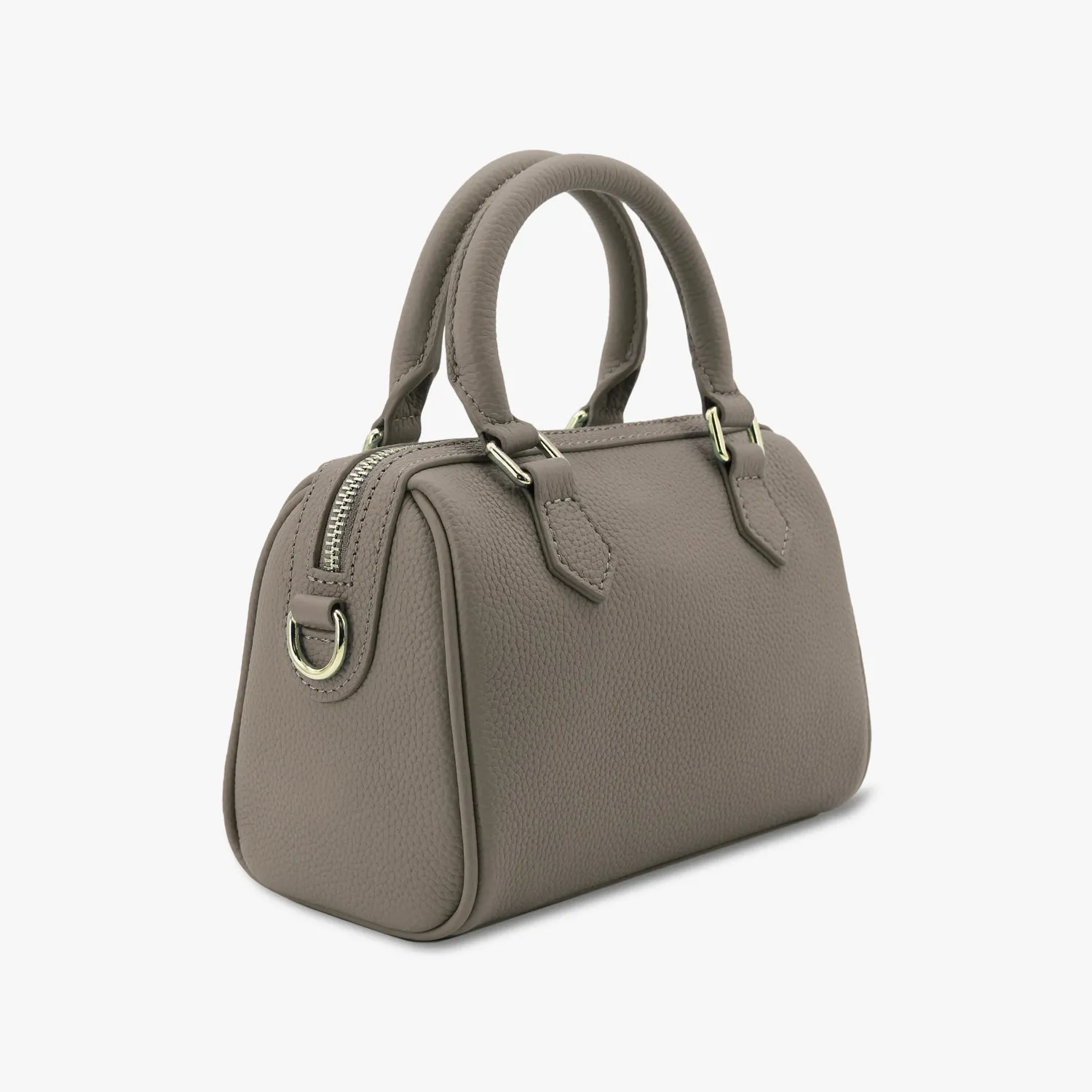 Leather Top Handle Bag