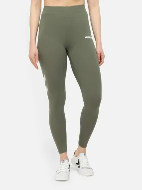 Legacy Women Cotton Green Tight