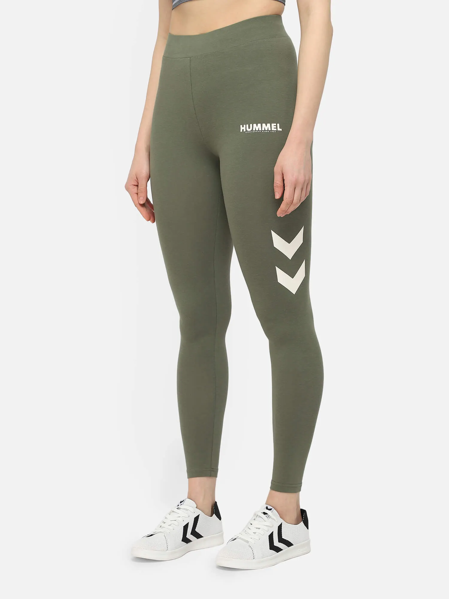 Legacy Women Cotton Green Tight