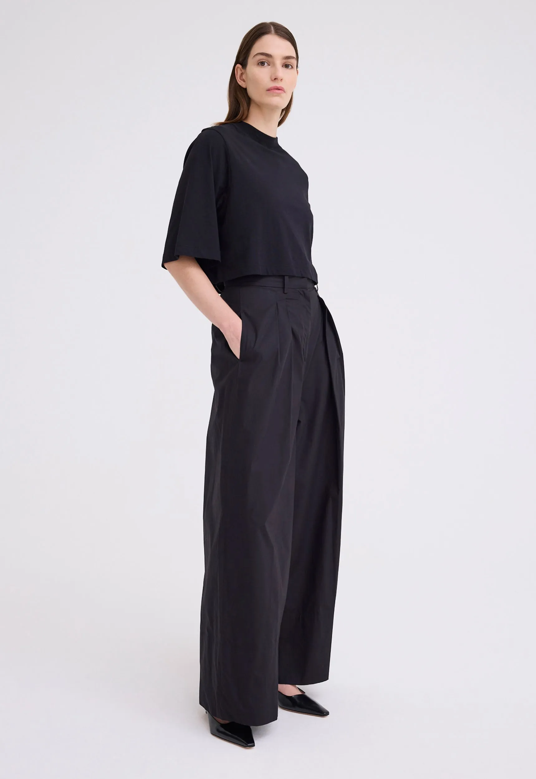 Levant Wide Leg Pant - Black