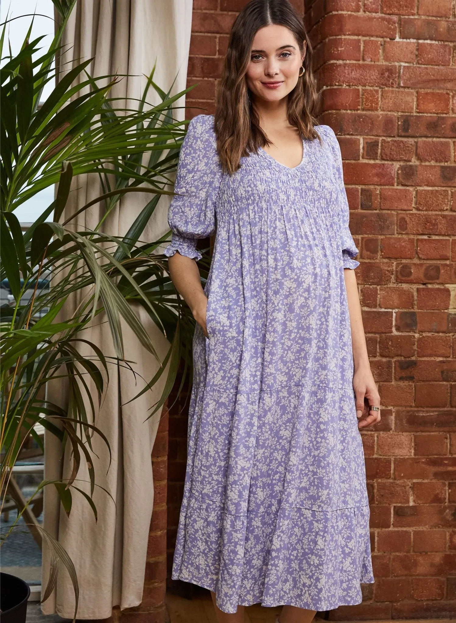 Marlene Viscose Maternity Dress