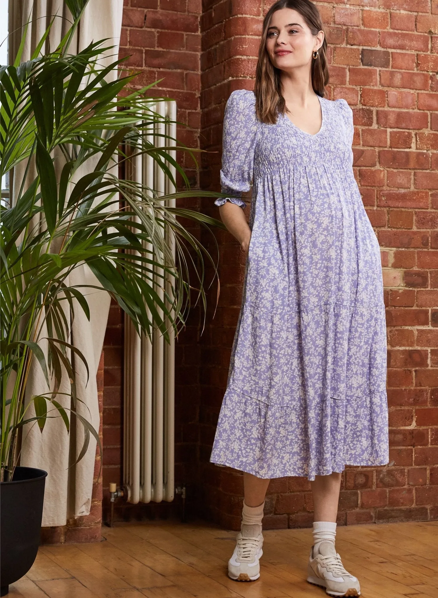 Marlene Viscose Maternity Dress