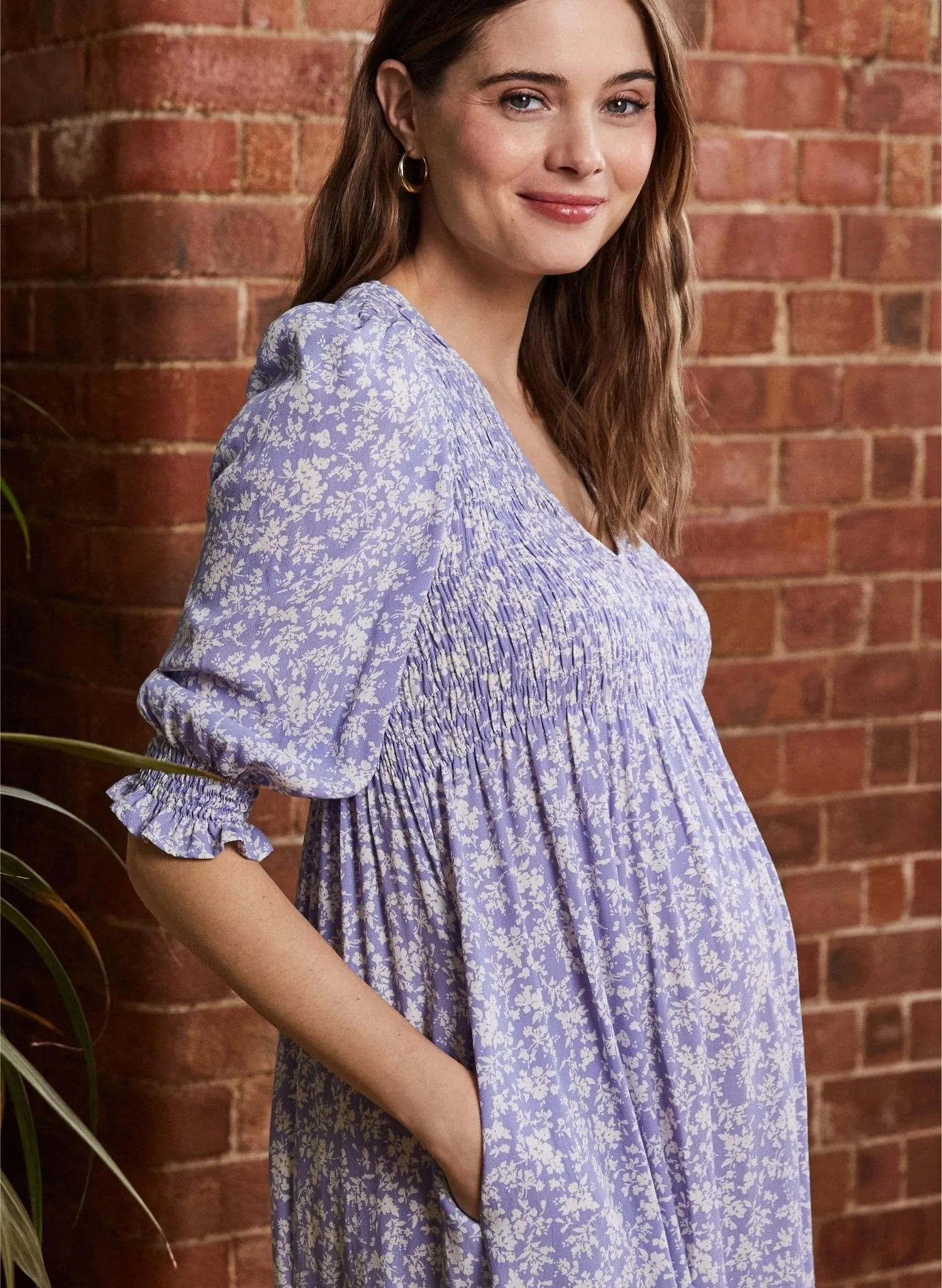 Marlene Viscose Maternity Dress