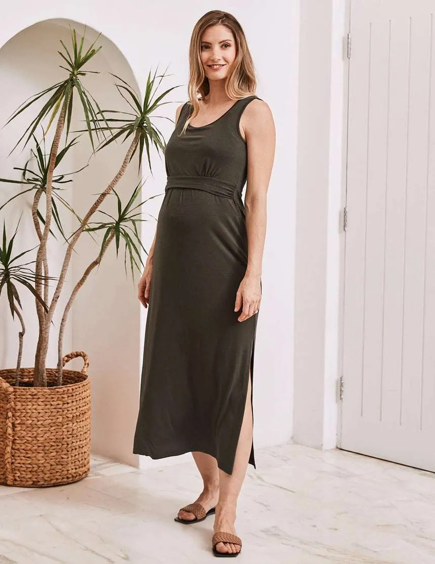 Martina Maternity & Nursing Maxi Dress