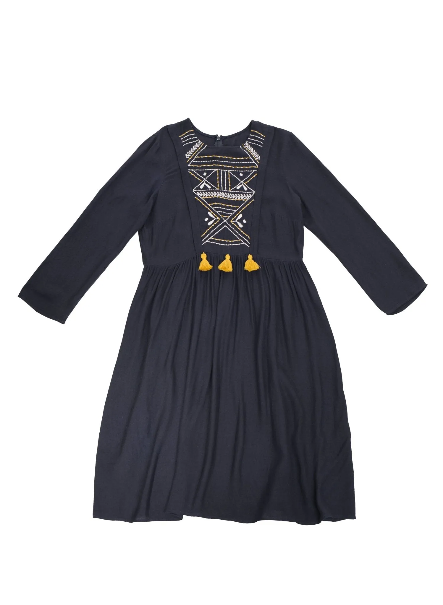 Maternity & Nursing Embroidered Dress - Heaven Bells