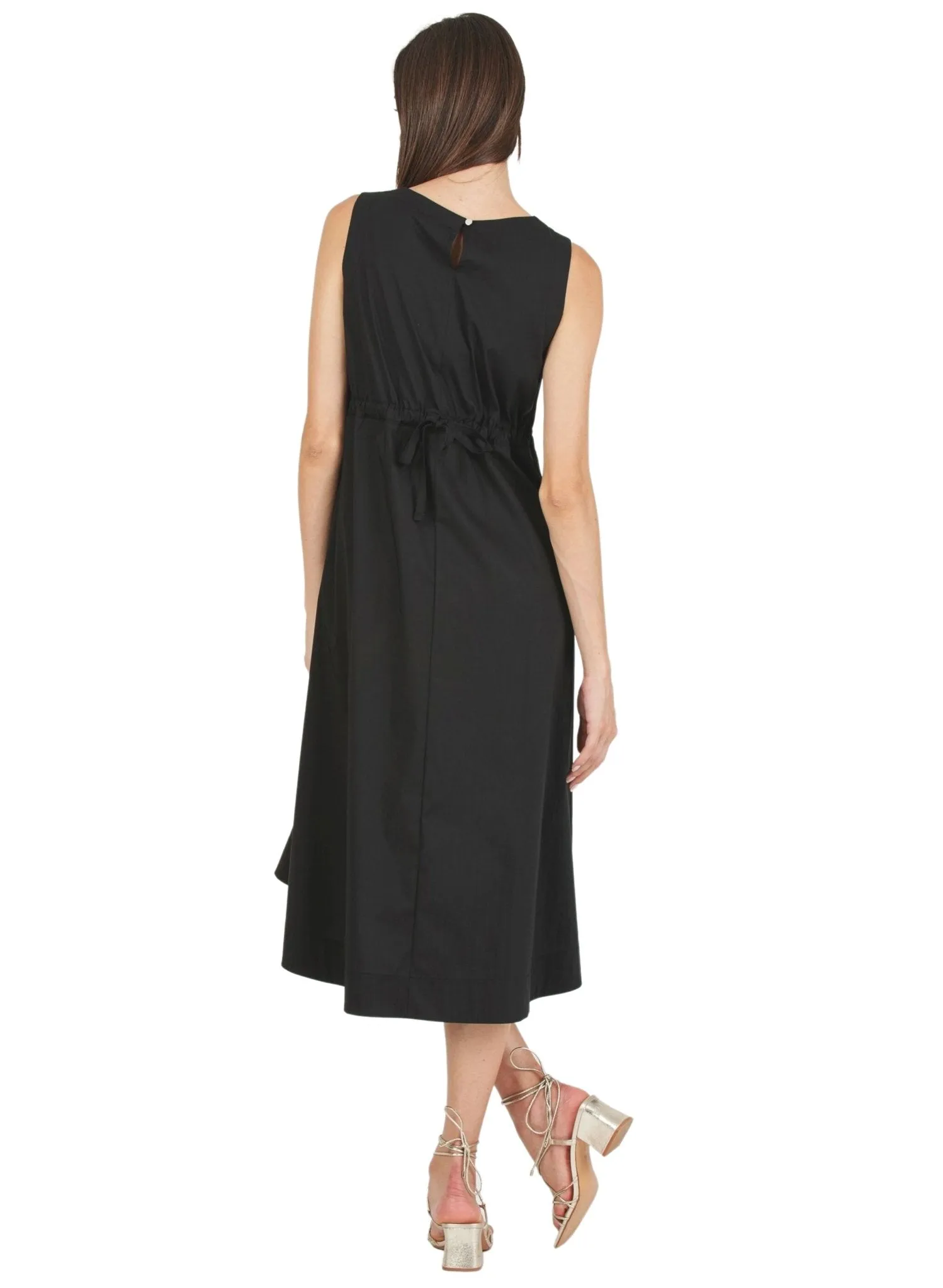 Maternity Cotton Dress - Black