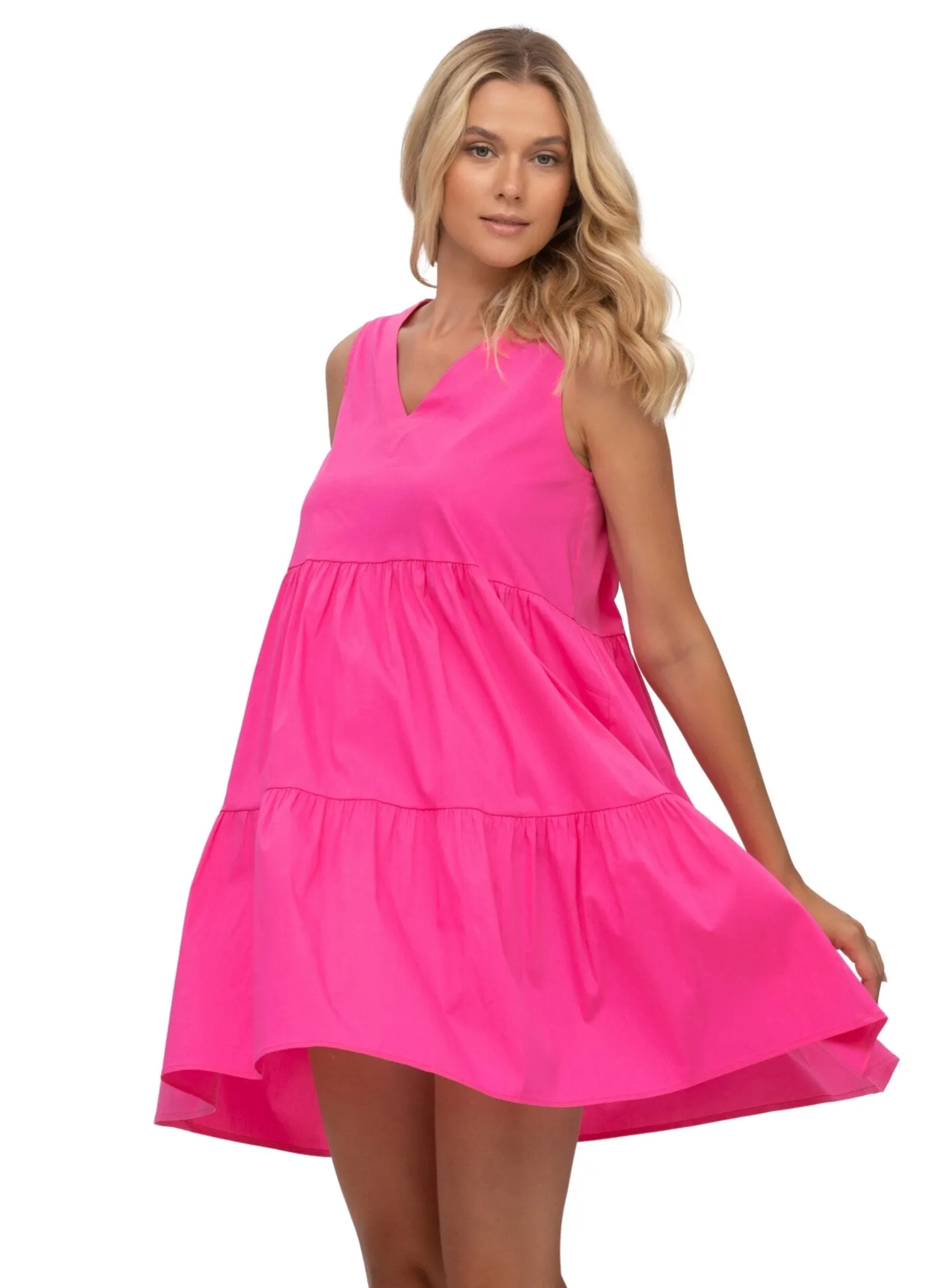 Melody Maternity Dress - Carmine Rose