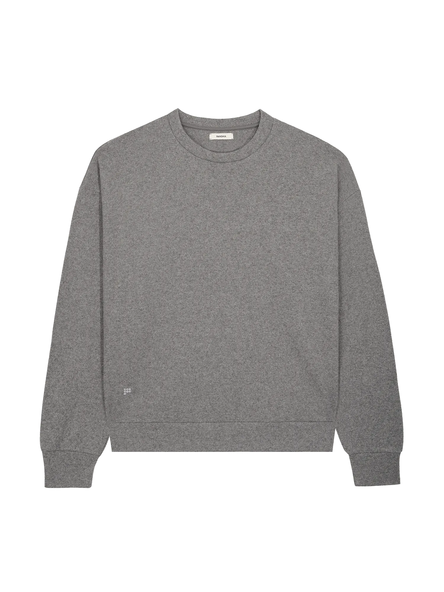 Mens Archive Recycled Wool Jersey Oversized Sweater—volcanic grey