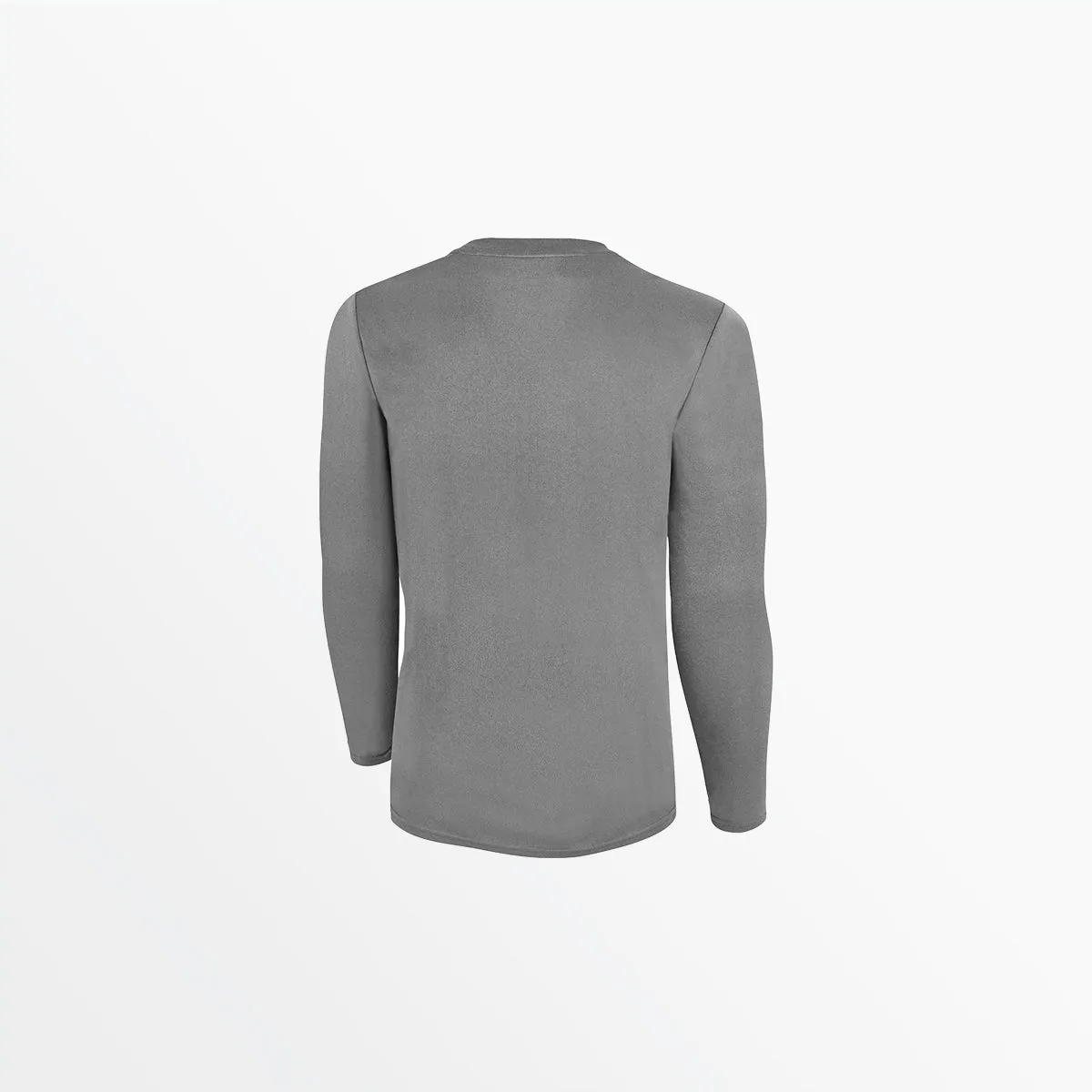 MEN'S BASICS CREW NECK LONG SLEEVE POLY TEE