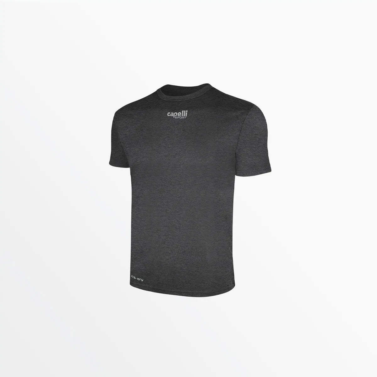 MEN'S BASICS CREW NECK POLY TEE