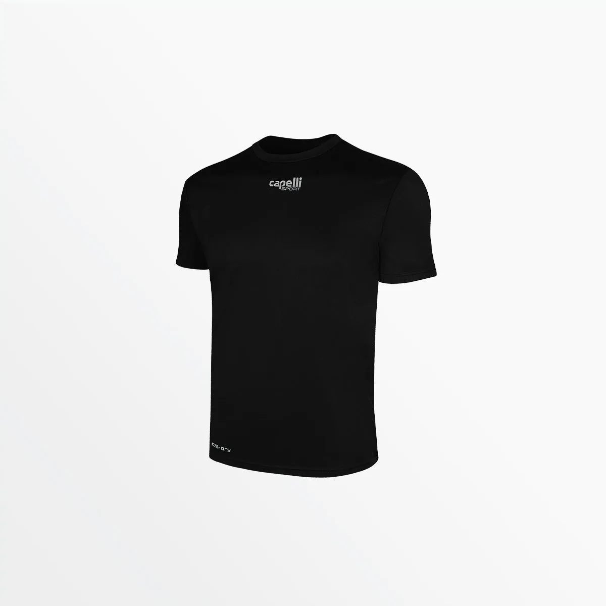 MEN'S BASICS CREW NECK POLY TEE