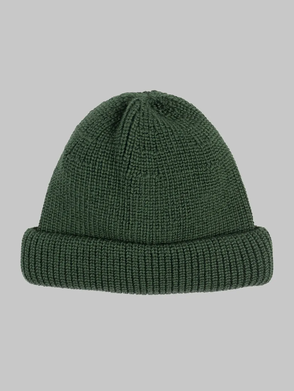 Mr. Fatman Merino Wool Roll Watch Cap Green