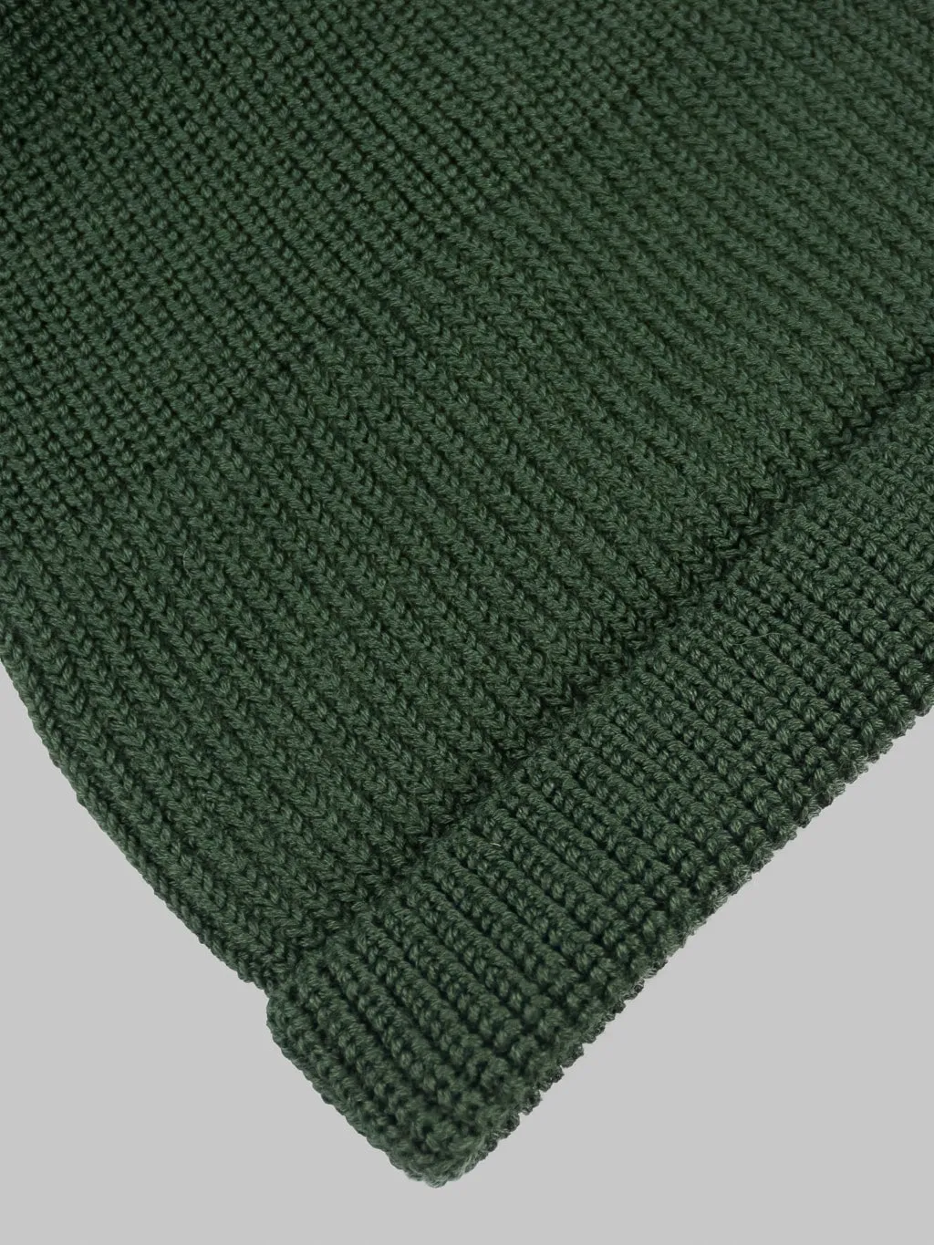 Mr. Fatman Merino Wool Roll Watch Cap Green