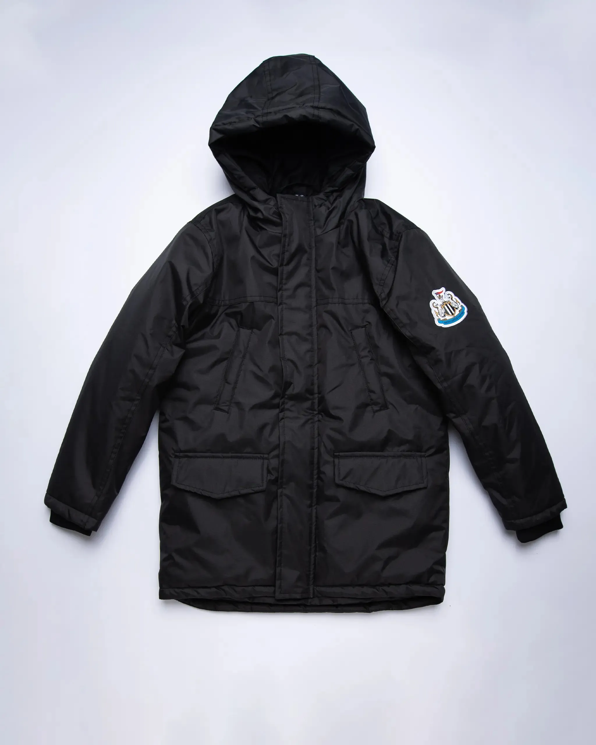 Newcastle United Boy's Black Terrace Long Jacket