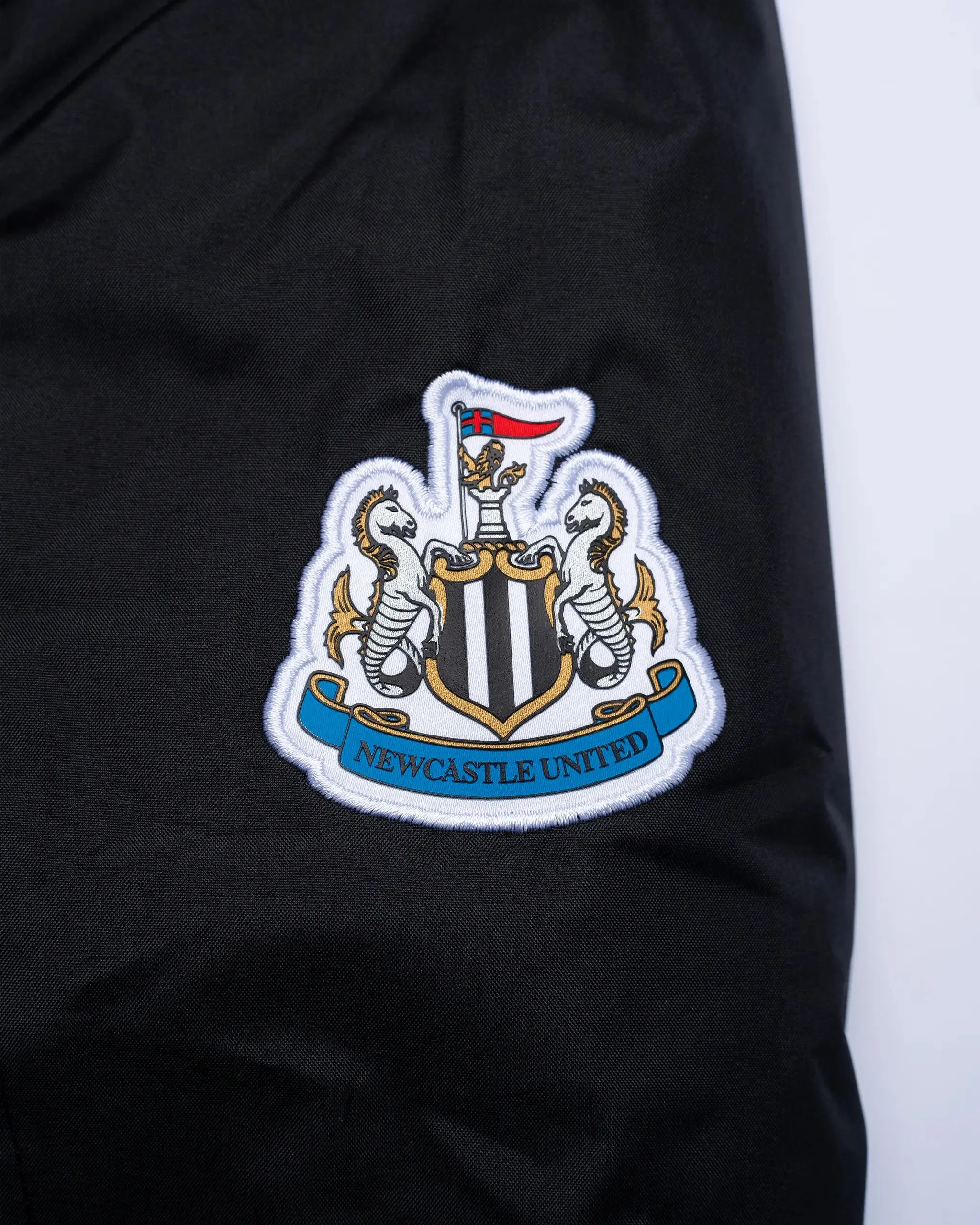 Newcastle United Boy's Black Terrace Long Jacket