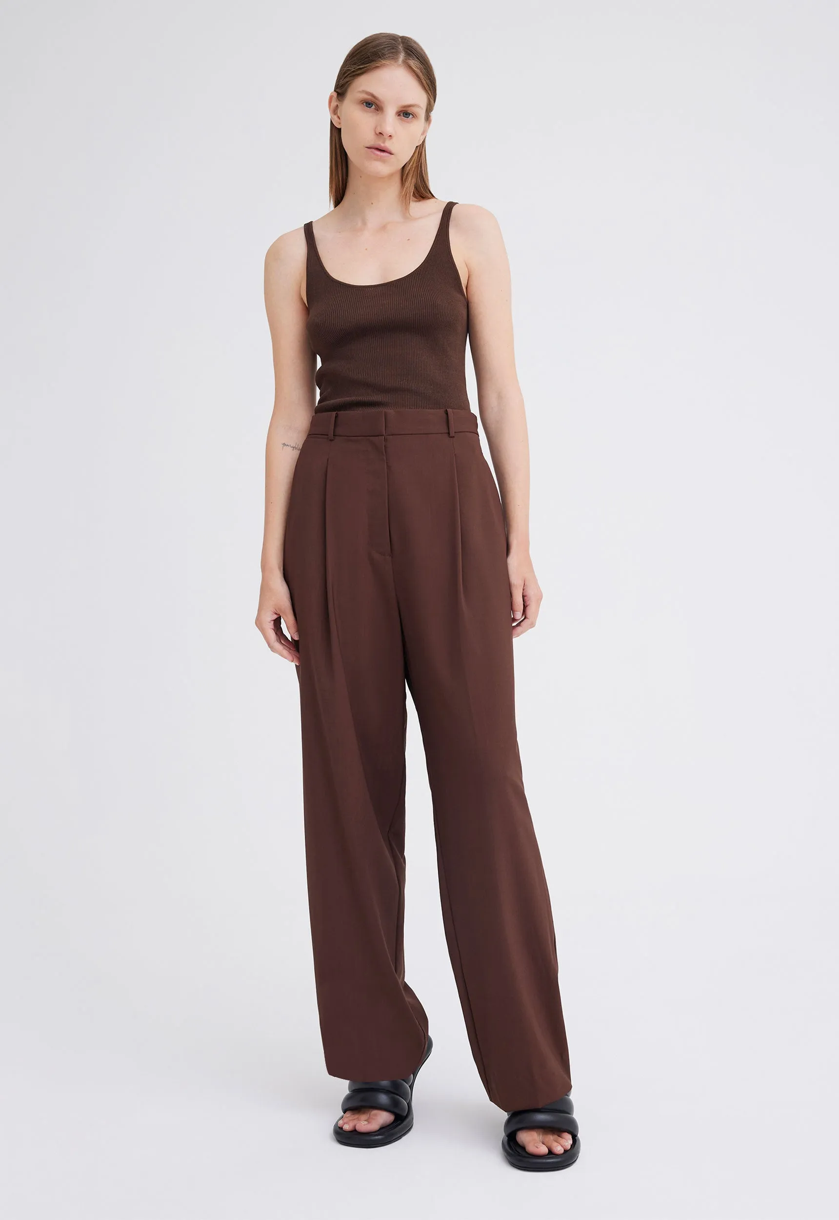 Nisha Wool Pant - Bronzer