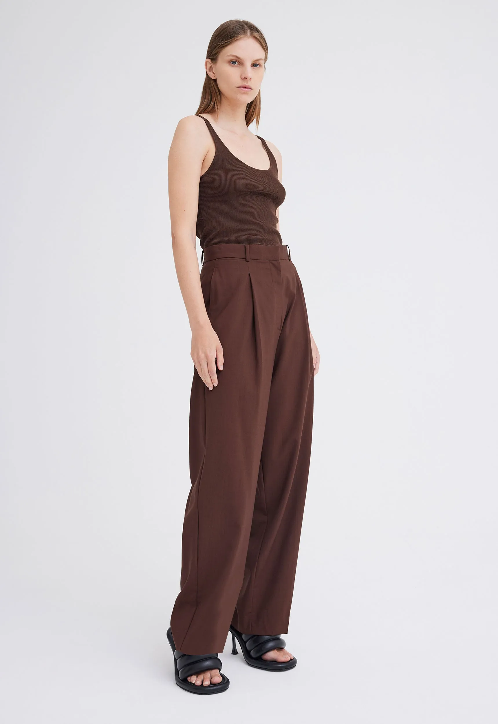 Nisha Wool Pant - Bronzer