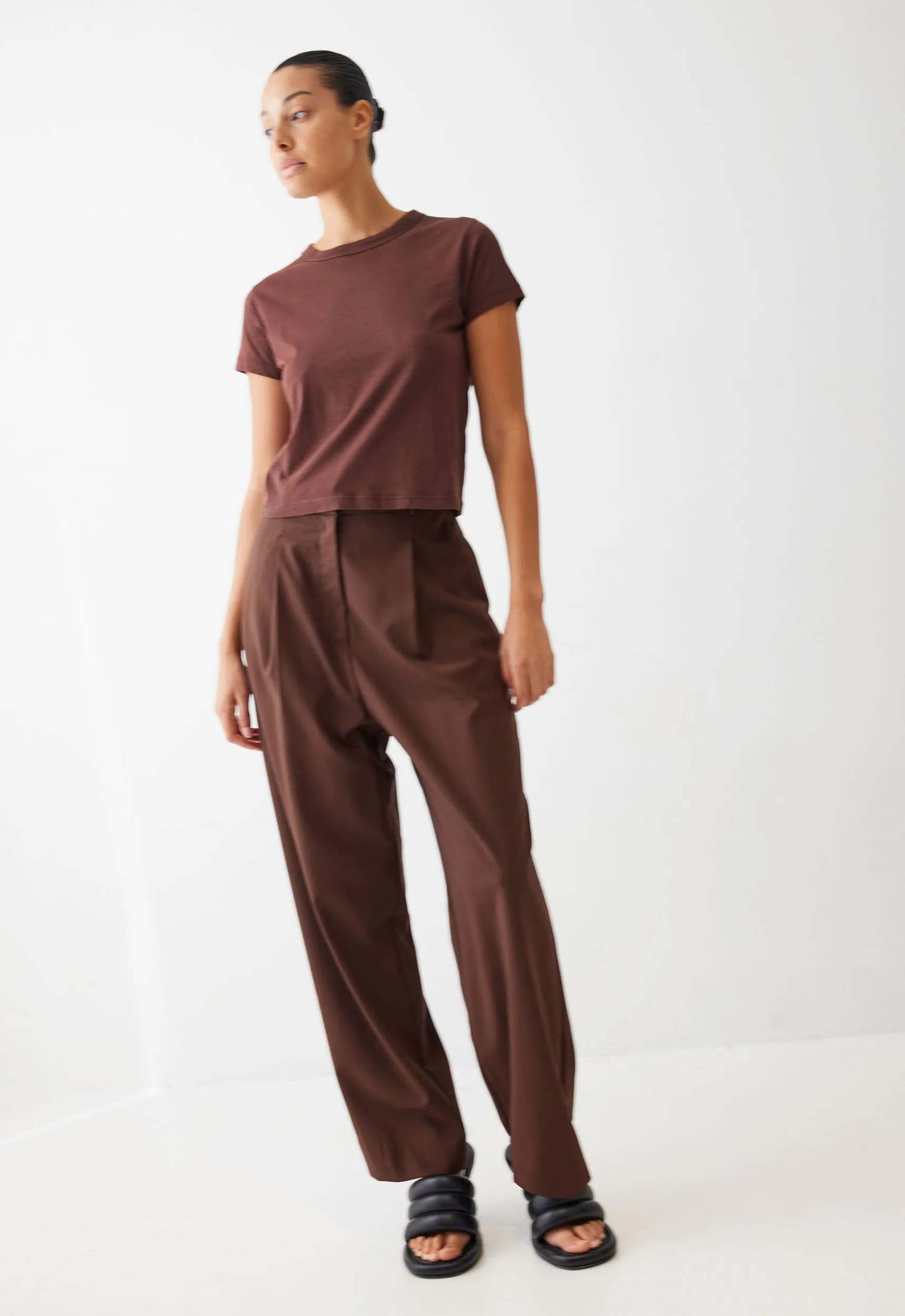 Nisha Wool Pant - Bronzer