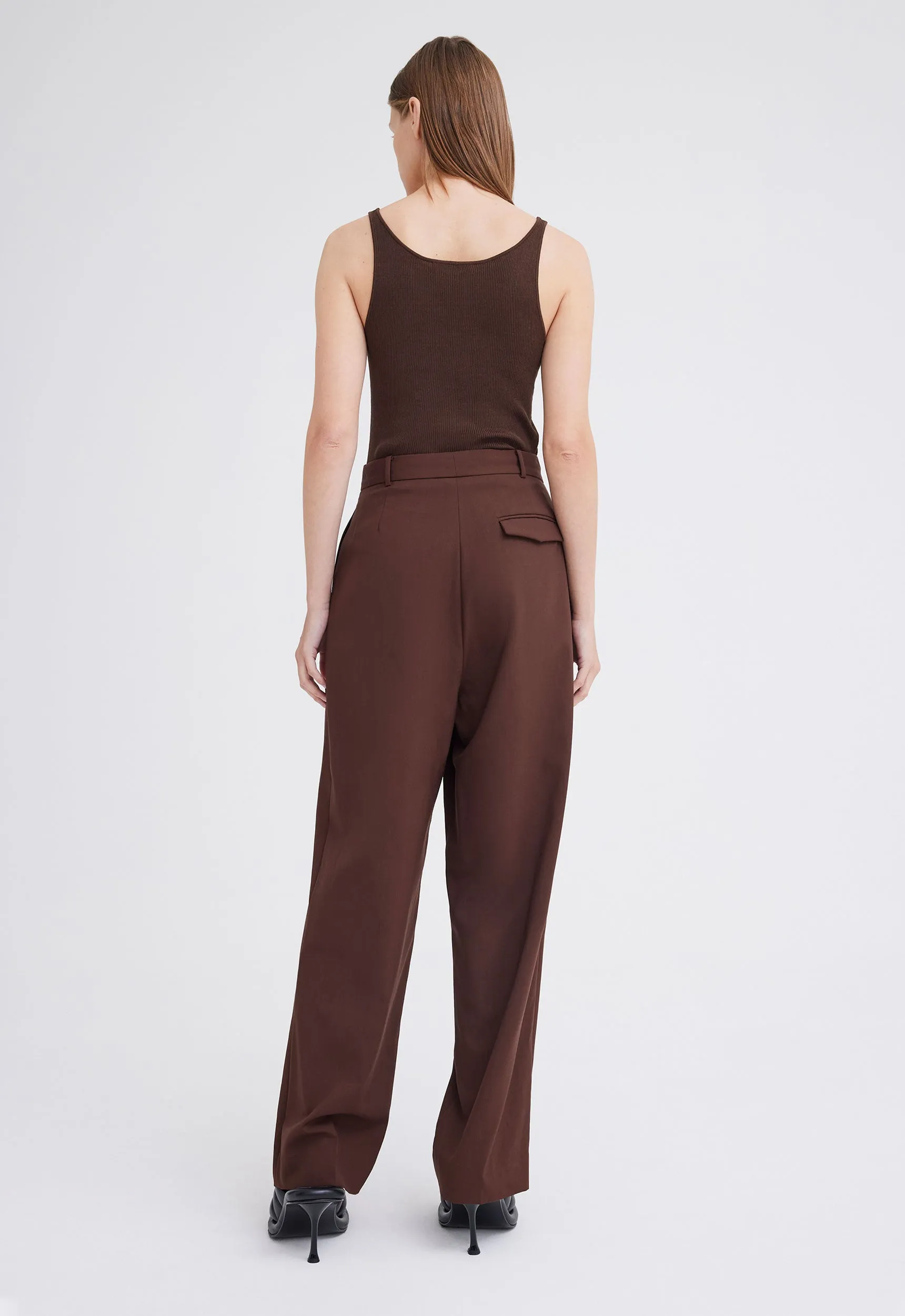 Nisha Wool Pant - Bronzer